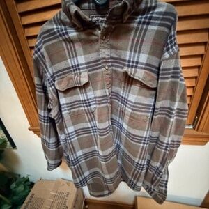 Abercrombie & Fitch Plaid Flannel Button Down Shirt Men’s Size XL